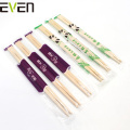 Custom Eco Friendly Twins Chopstick Disposable Bamboo Print Pack